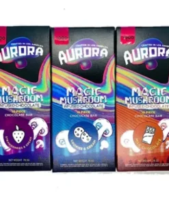 Aurora Mushroom Chocolate Bars. For those looking to combine the euphoric effects of magic mushrooms with the indulgence of chocolate, Aurora Mushroom Chocolate Bars may be just the ticket.